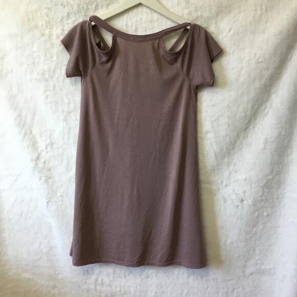 Socialite Mocha Strappy Mini Dress - Picture 5 of 9